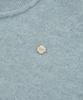COVERNAT WOMAN Collar Angora Half Knit Sky Blue