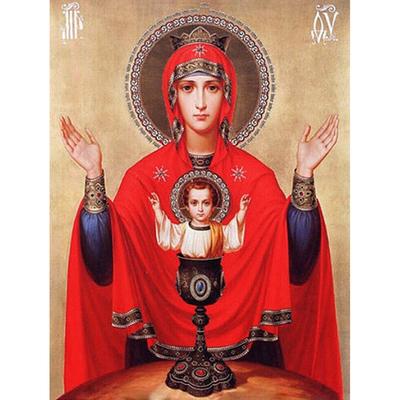 Bordado de diamantes Notre Dame e hijo patrones religiosos pintura de diamantes punto de cruz redondo completo