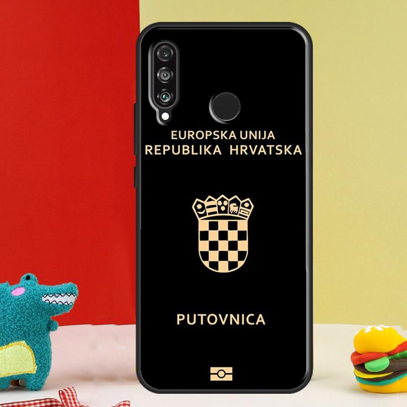 Croatia flag For Huawei Nova 9 10 SE 12i 12s 11i 5T Y91 Y90 Y60 Y70 Y72 Y61 P60 Pro P20 P30 P40 Lite Case