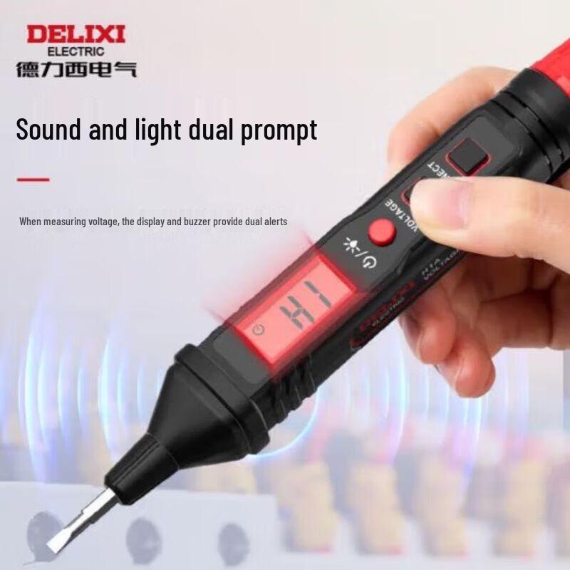 Delixi DECHTH1A300 Digital Non-Contact Voltage Tester Pen