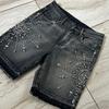 GLYDE Y2K Streetwear Pantaloncini Jeans Uomo Donna Harajuku Hip Hop Gotico Muratura Retro Larghi Denim Pantaloncini Fitness Pantaloncini da Basket Casual