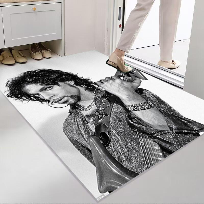 Prince's Iconic Guitar Artistry carpet Living room and bedroom mats floor mats Art Bathroom mat Room