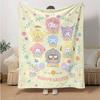 1pc Festive Celebration Sanrio Characters Blanket, Soft Throw for Home Decor, Gift Idea, All Seasons Use, Living Room, Travel, Camping, Car Blankets,