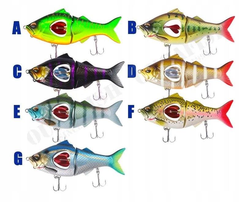 Xxl Wobbler Bait For Pike, Catfish, Zander, Rotating Swing 13.5 Cm 35 G