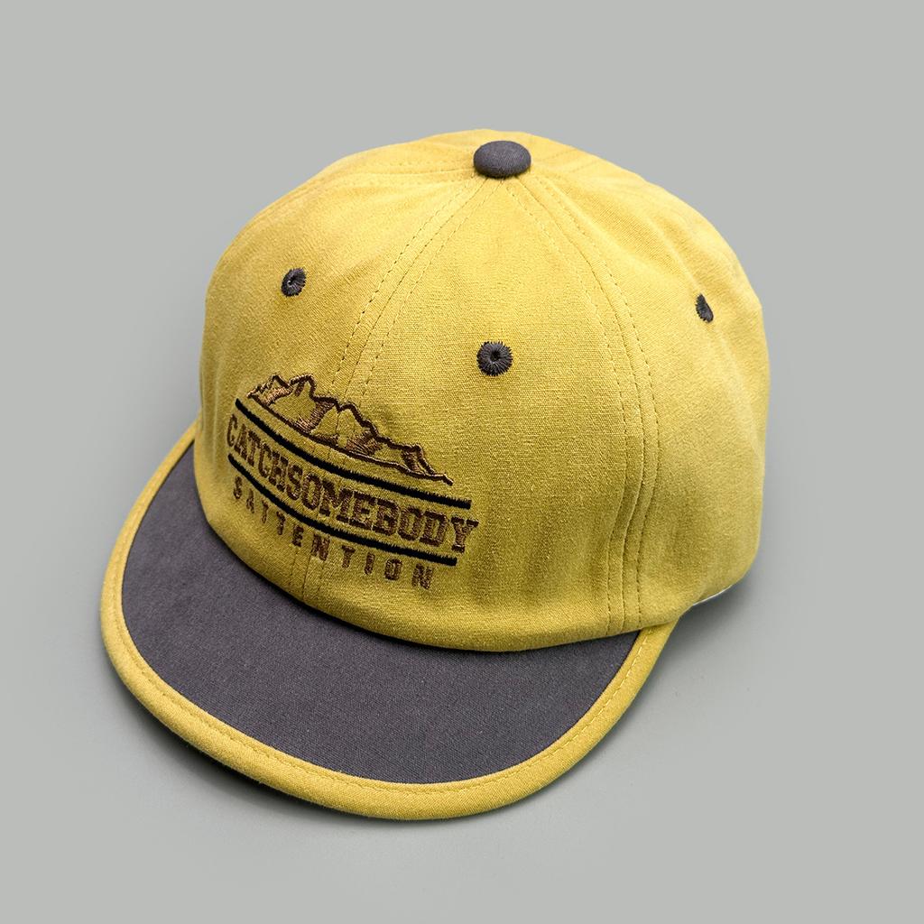 Short Brim Embroidery Letter Color Matching Baseball Cap Men'S And Women'S Sunshade Personality Casual Versatile Cap