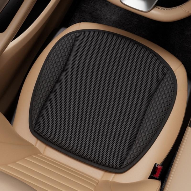 Ventilated Auto Cushions with 8 High Speed Fans & Breathable 3D Mesh Multiple Surfaces Cooling Pad for Summer Driving Comfort