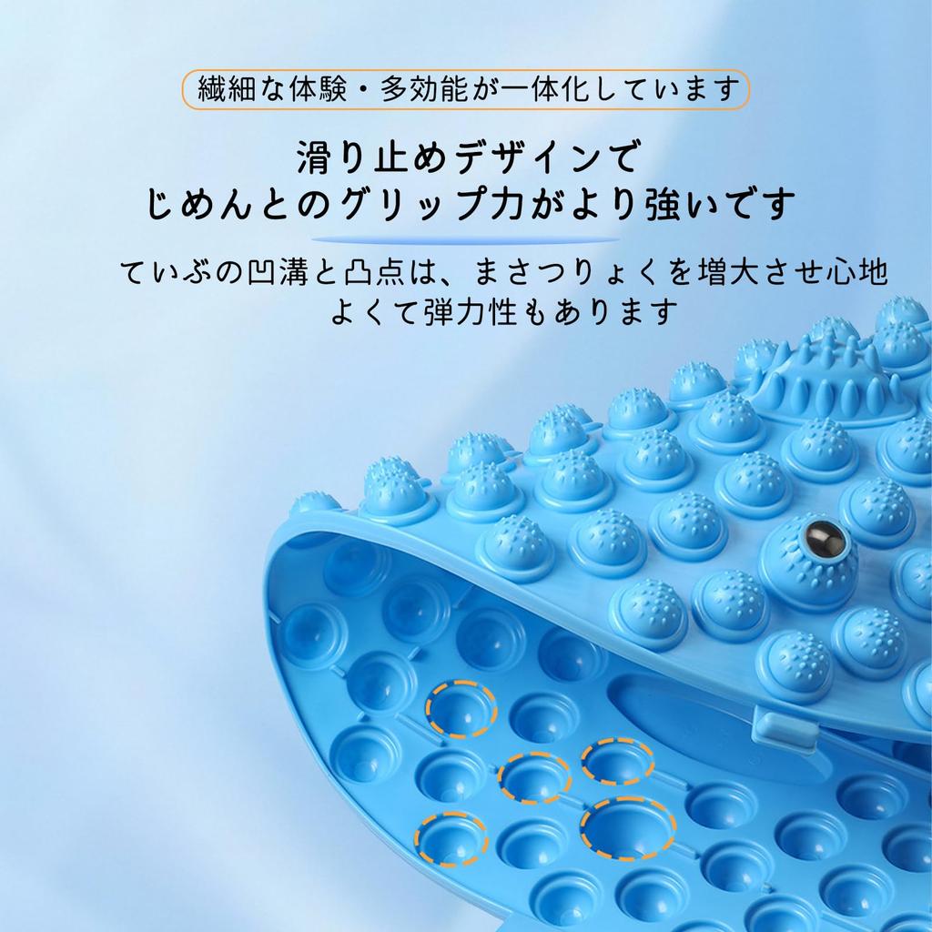 Fußdruckpunktmatte Zmrzyh Fußdruckpunktmatte 37cm Akupressurbrett Fußmassage Sohlenentspannung Fußgewölbe-Akupressurmatte Ergonomisch