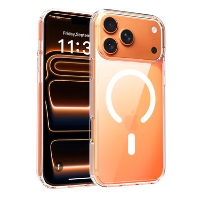 Coque de téléphone transparente pour Magsafe iPhone 17 Pro Max Air 16E 16 E 15 Plus 14 13 Mini 12 11 X XS XR SE 2022 2020 8 Mag Safe Housse de téléphone Accessoires