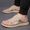 Sandals Men's 2025 New Summer Outdoor Leisure Men's Driving Foot Slippers
