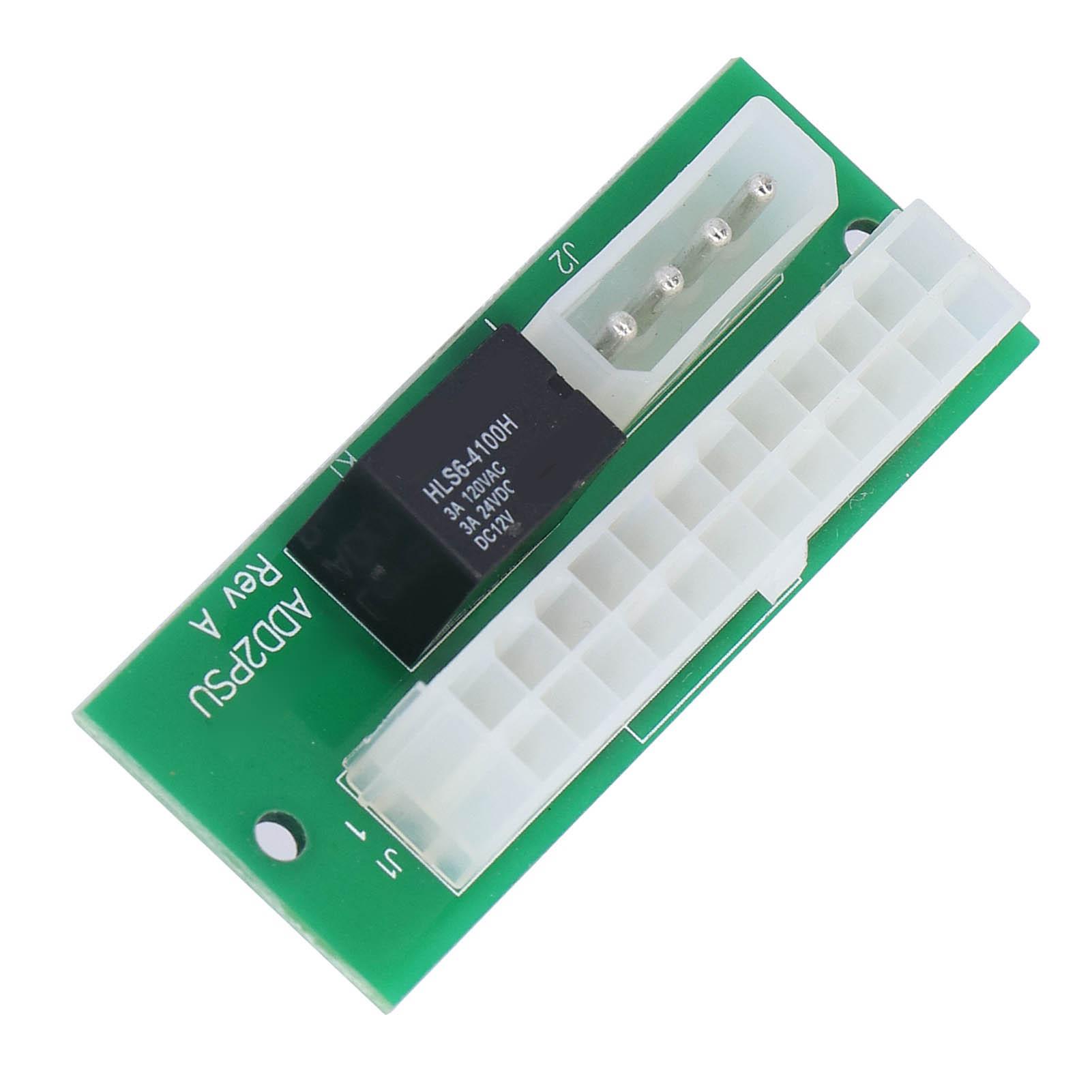 

Synchronous Power Board 24PIN Multiple Power Supply Starter Cable Adapter DC12V ADD2PSU