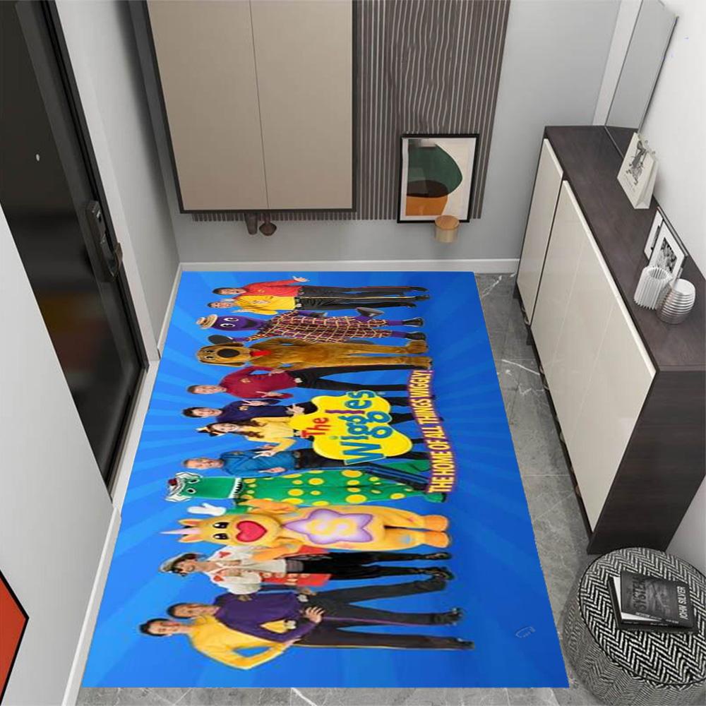 Tappeti Antiscivolo a Tema The Wiggles Singing Show - Arredamento per la Casa in Poliestere, Adatti per Camere da Letto, Soggiorni, Ingressi, Studi e Decorazioni