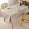 Beige Linen Tablecloth For The Table 140X150Cm Elegant Boho