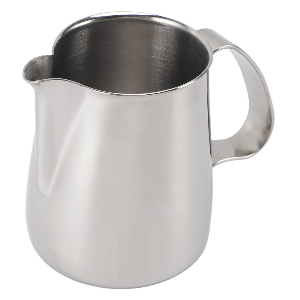 Milchaufschäumkännchen 304 Edelstahl Ausgießer ohne Tropfen Kaffeemilch-Aufschäumbecher Milchdampfkännchen für Home Coffee