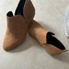 X Stivaletti Moda con Punta Affilata e Tacco Spesso Stivali con Plateau Moda Europea