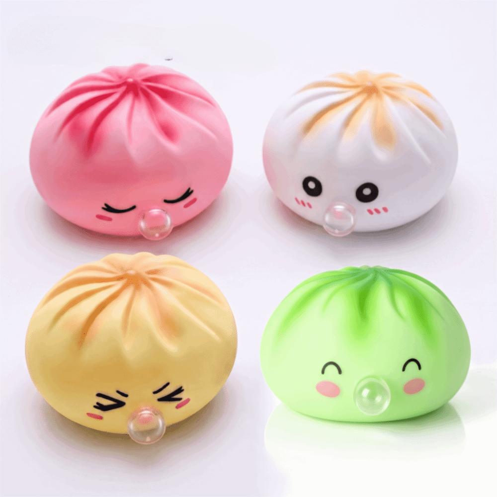 Stretchy Steamed Bun Squishy Toy Slow Rebound Steamed Bun Squeeze Toy Party Favors