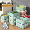 Mini Rectangular Airtight Food Storage Container - Small Plastic Kitchen Bento Lunch Box