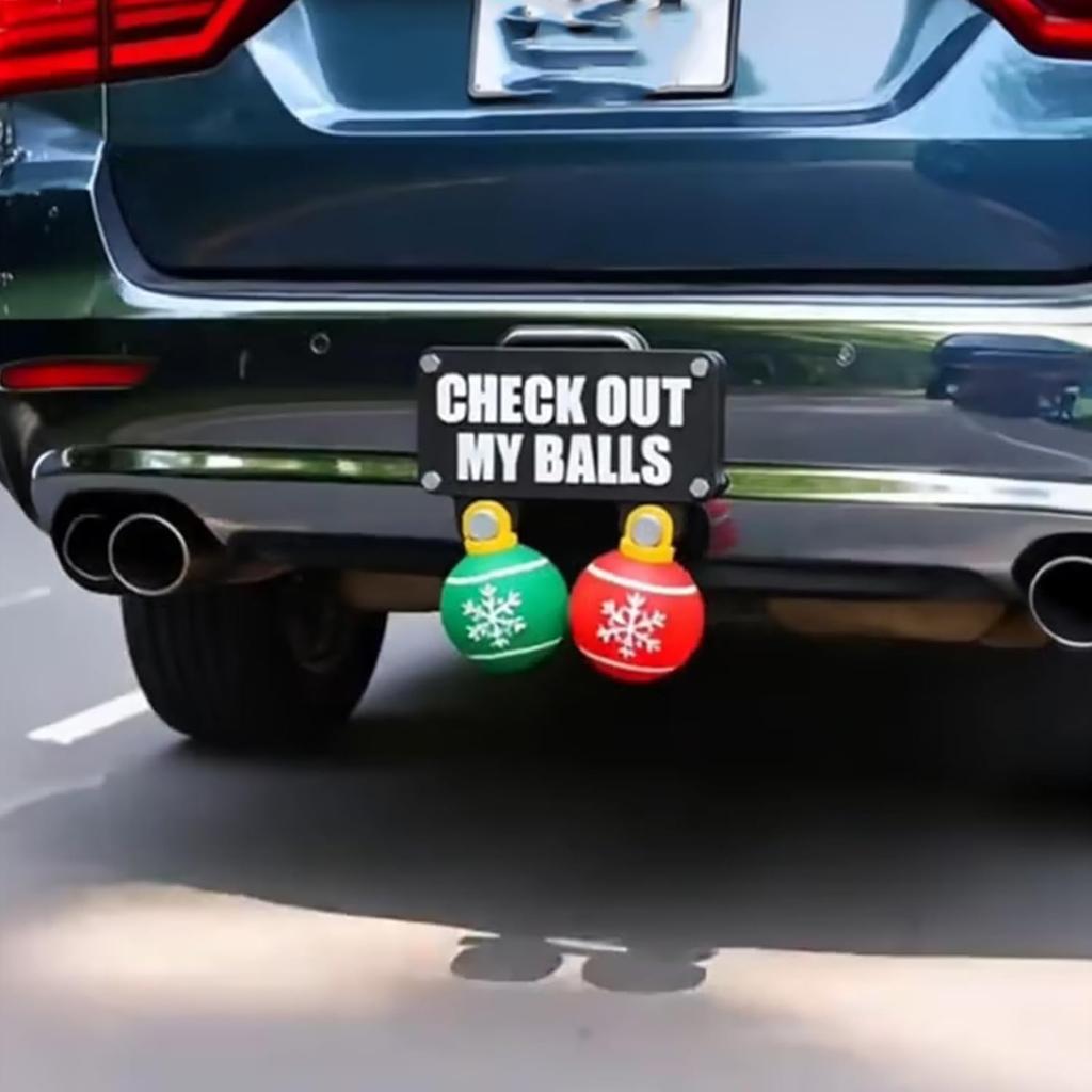Trailer Hook Cover, Novel Trailer Hook, Swinging Holiday Decoration, Suitable For Cars And Trucks