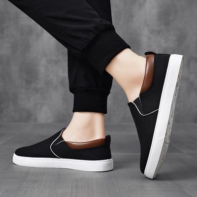 Canvas Shoes For Men, Summer Slip-On Casual Cloth Shoes For Men, Casual Work Shoes For Men, Trendy Footwear.