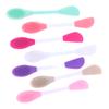 Pensulă Dublă Cap de Silicon pentru Mască Facială Exfoliant Facial Îndepărtare Puncte Negre Pensulă Curățare Spatulă pentru Mască cu Argilă Instrument de Îngrijire a Pielii Faciale