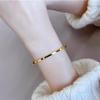 Luxury-Style Super Glittering Golden Shimmering Heritage Bracelet for Women - Simple Design with High-Quality Bracelet