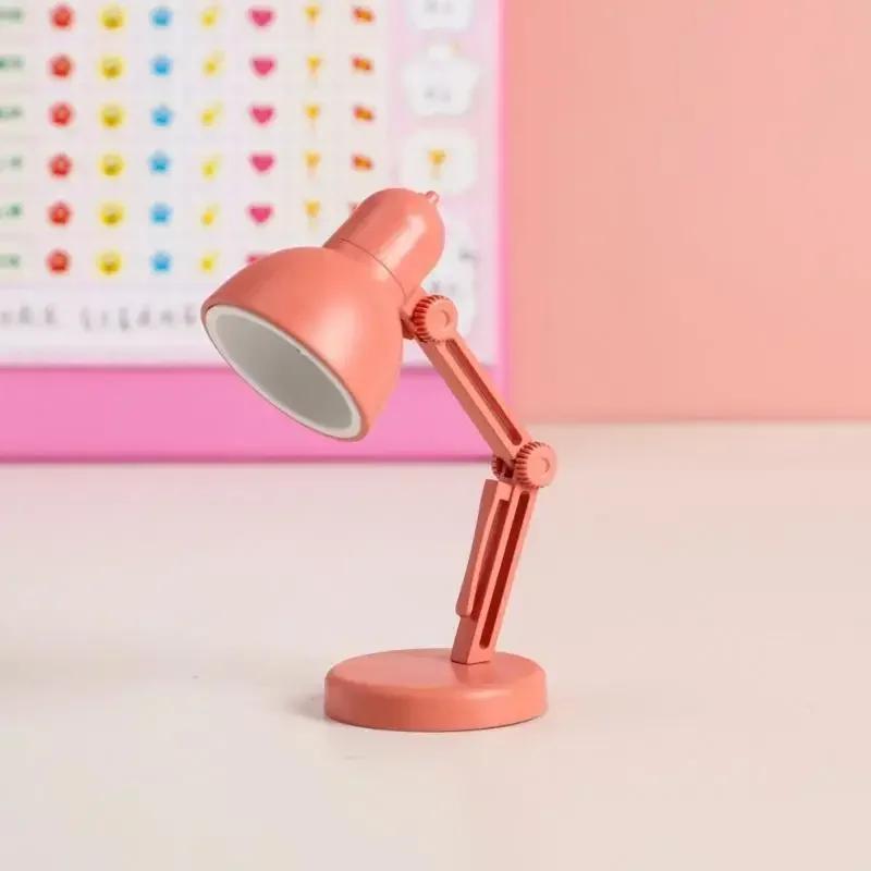 1PC LED Mini Book Light Reading Light Mini Clip-On Study Desk Lamp Battery Powered Flexible Bedside Table Lamp Lighting Lamps