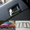 For Kia K5 Optima 11-12-13 Carbon Fiber Inner Door Handle Lock Frame Trim 4PCS