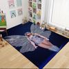 Fairy Wings Fashion Show Carpet Rug Soft Washable Antislip Home Living Room Sofa Mats Personalized Christmas Rug