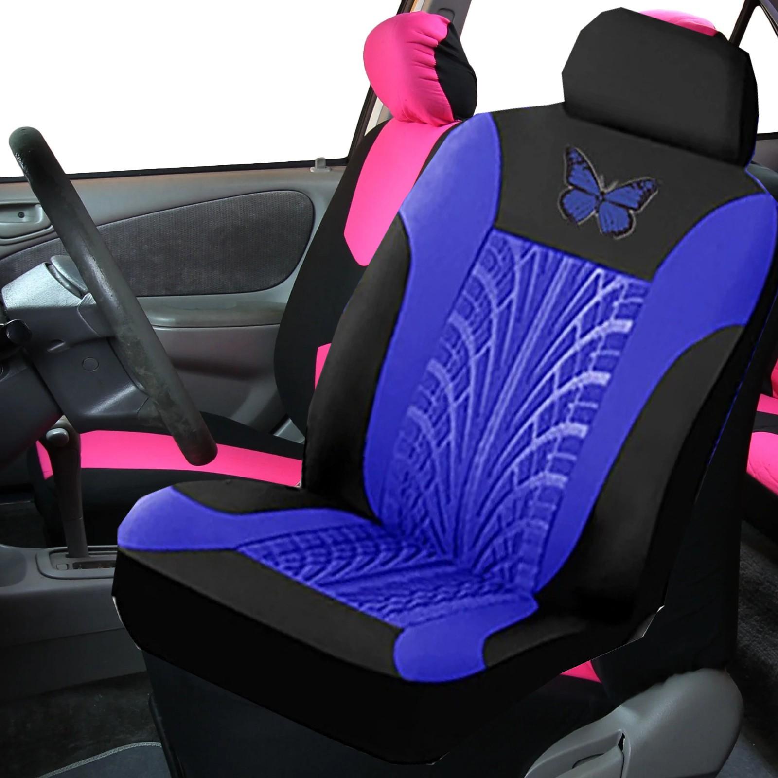 

Универсальный чехол на сиденье автомобиля из четырех частей, Вышитый протектор сиденья автомобиля, Аксессуары для интерьера автомобиля, Водонепроницаемый и стильный чехол на сиденье автомобиля One Size