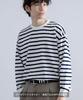 SIDE23-183 Striped Long-sleeved T-shirt