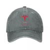 T-Tesla Lässige Baseballkappe Verstellbare Snapback-Hüte Für Damen Herren Sonnenschutzhut