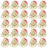 25pcs LED Light Up LED Luminous Brooch Luminous Design Christmas Badge Pin  Gift Giving