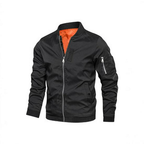 Men's Trendy Baseball Jacket: European Size, Loose Fit, Spring/Autumn 2025