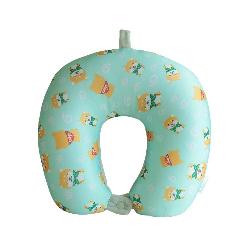 U-Shaped Foam Neck Pillow for Travel, Office Naps, and Car Support