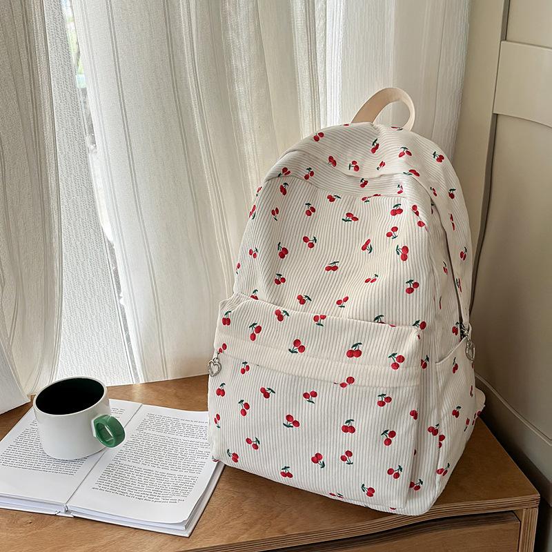 New high school student versatile ins style schoolbag women's fashion simple Japanese sweet travel backpack
