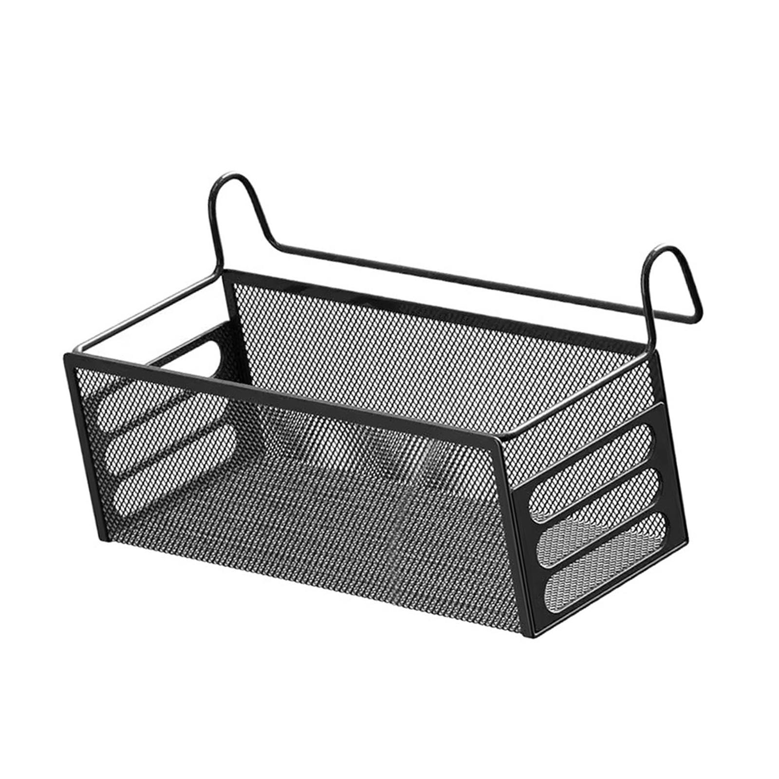 Multifunctional Suspended Rack with Storage Compartments for Books Electronics and Accessories Durable Iron Construction