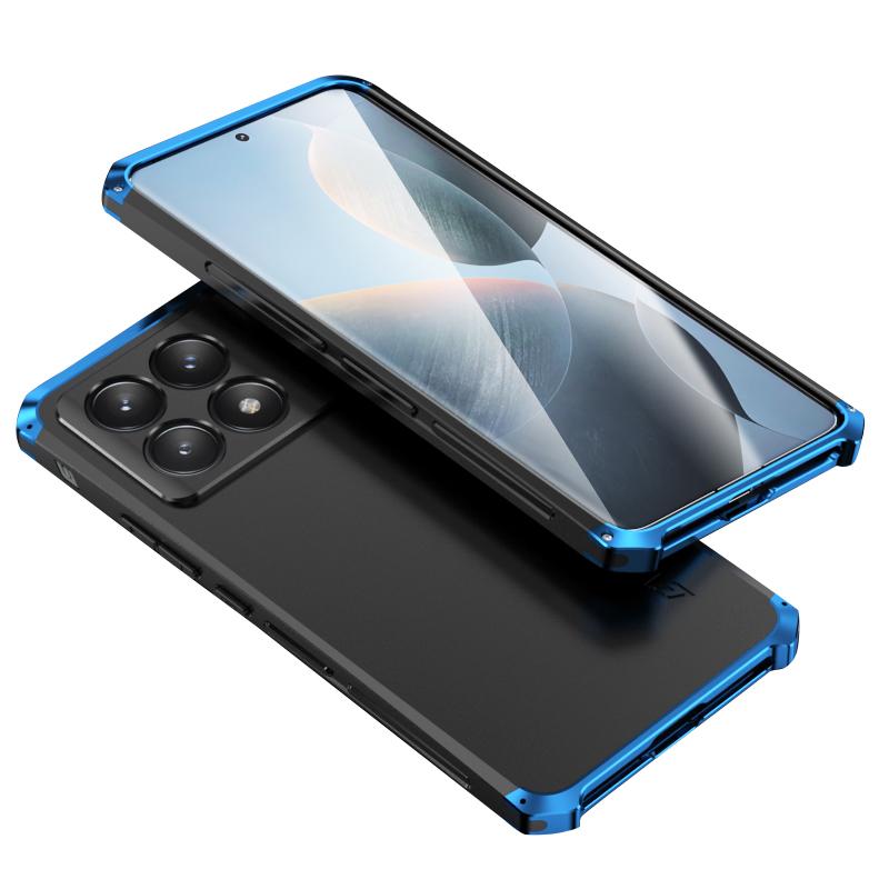 

ELEMENT BOX Чехол для телефона Xiaomi Poco F6 Pro 5G/Redmi K70 5G/K70 Pro 5G Противоударный чехол Black/Blue