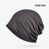Unisex Lightweight Cotton Headscarf: Spring/Summer Breathable Cap & Sleep Hat