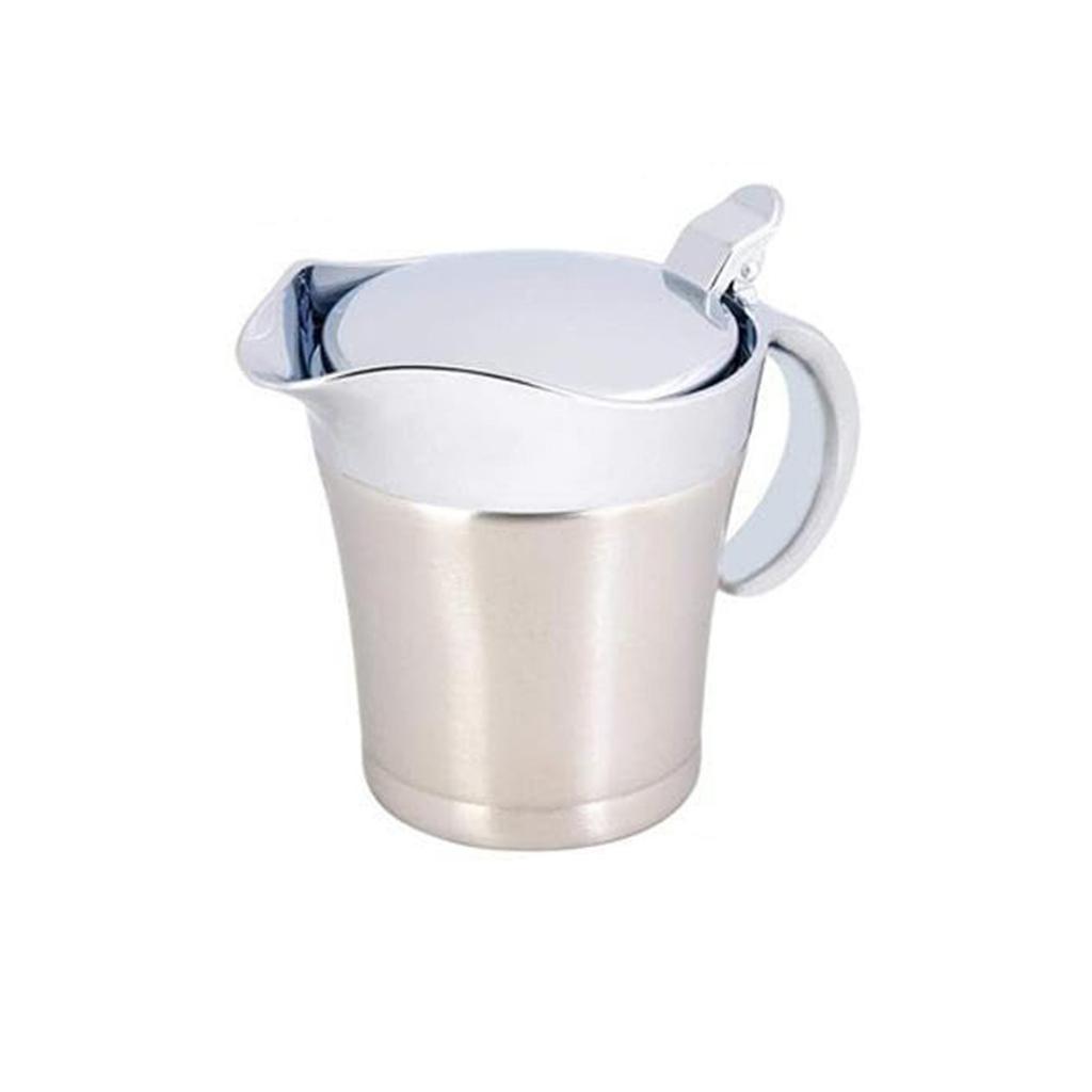 800ml With Lid, Stainless Steel Insulated Jug, Double-walled Jug, Thermal Warmer & Ladle, Keeps Food Warm Or Cool