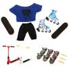 Fingertip Bmx Fingerboard Shoes Deck Toys Boys Birthday Gifts Finger Skate Board Motorcycles Tech Two Wheels Mini Scooter
