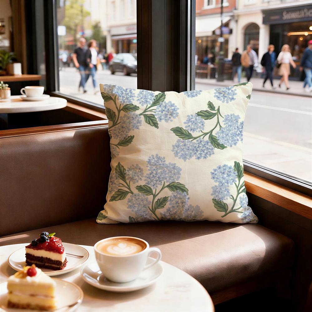 flower pattern Cushion Cover Set of  Decorative Short Plush Pillow Covers for Sofa Soft  Cushion Case x cm