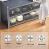 Modern Steel-Wood Kitchen Storage Cabinet