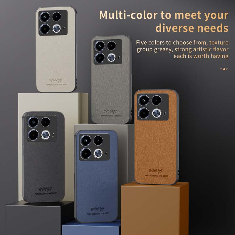 For Infinix Note 40 Case Luxury Leather Magnetic Case for Infinix Note40 HOT 40 40PRO Spark Go Wireless Charge Protection Cover