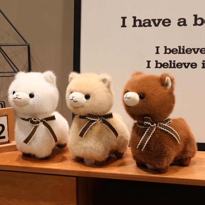 24/30cm Squishy Alpaca Plush Toy Kawaii Sheep Plush Toy Soft Stuffed Animal Friends Boy Girl Birthday Gift Room Decor