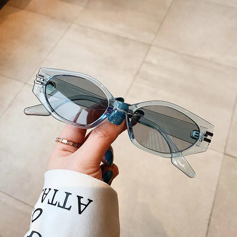 

Y2K Rivet Cat Eye Sunglasses Women Men Luxury Designer Vintage Punk Hip Hop Shades UV400 Protection