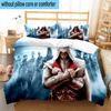 1PC Assass Warrior 3pcs Bedding,Including 1pc Duvet Cover And 2pcs Pillowcases Perfect for Christmas,Ideal for Bedroom, Dormitory