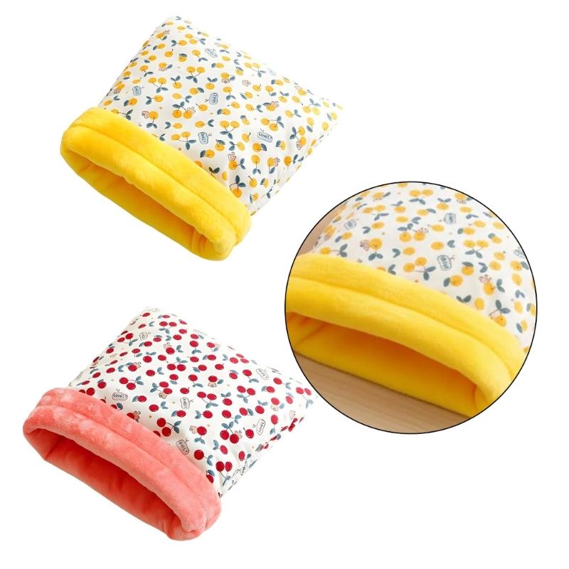 Hamster Rodents Hideaway Toy Gerbil Shelter Hideouts Pet Pocket Bed for Ferrets Hamster Toy Guinea Pigs Toy