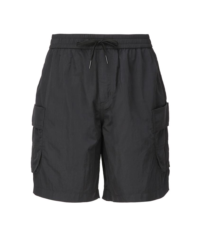 IL CORSO Metallic Nylon Shorts Black Iepa5E501Bk