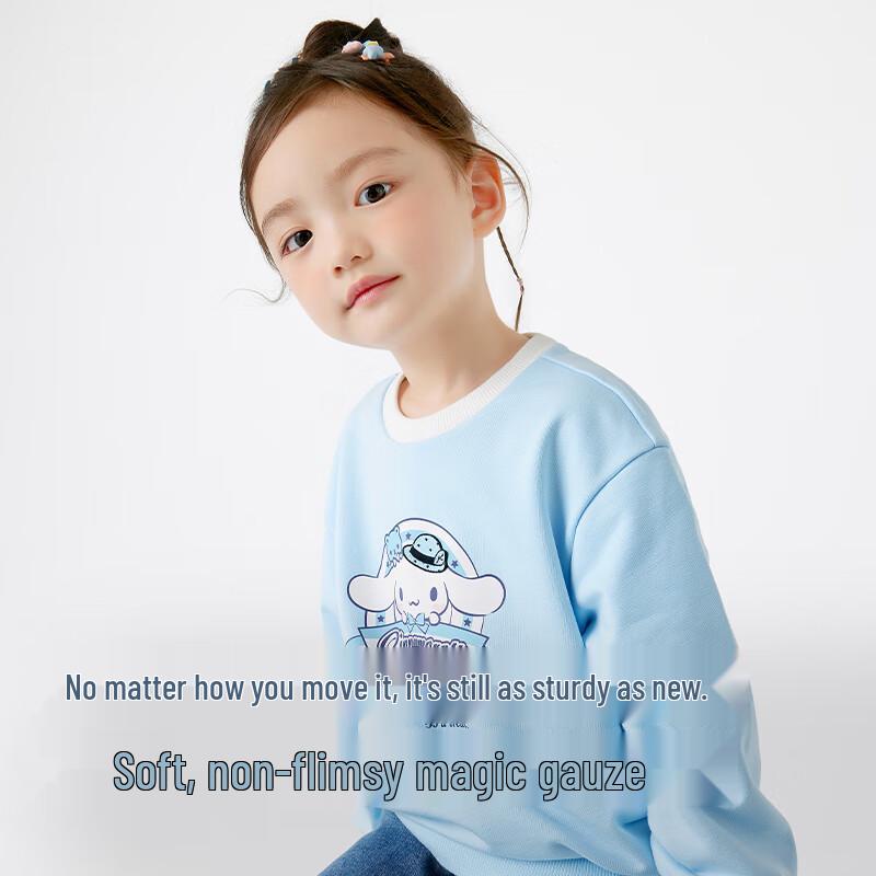 Balabala Girls  Sanrio Kuromi Long-Sleeve Sweatshirt 165