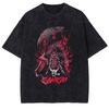 BLEACH T Shirt Manga Kurosaki Ichigo Print Tshirt Men Unisex Clothes Vintage Washed Streetwear Short Sleeve Cotton Tee Shirt