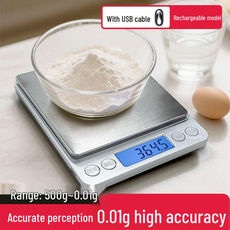 Köksvåg med hög precision för bakning och matlagning